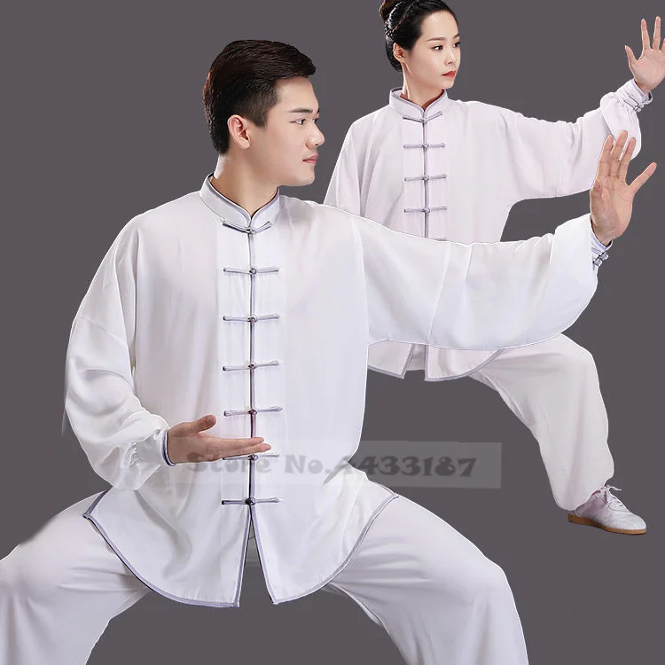 เสื้อผ้าหลวมจีนแบบดั้งเดิม Tang ชุด Kung Fu เสื้อผ้า Retro Oriental Unisex Tai Chi Elastic เอวเหนียว Loungewear 3XL