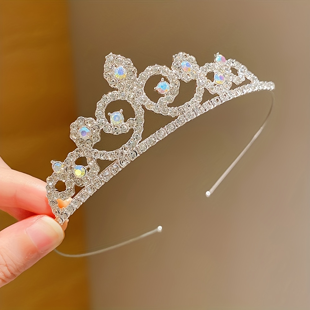 1-teiliger süßer Kronen-Haarreifen für Kinder als Geburtstagsgeschenk für Mädchen