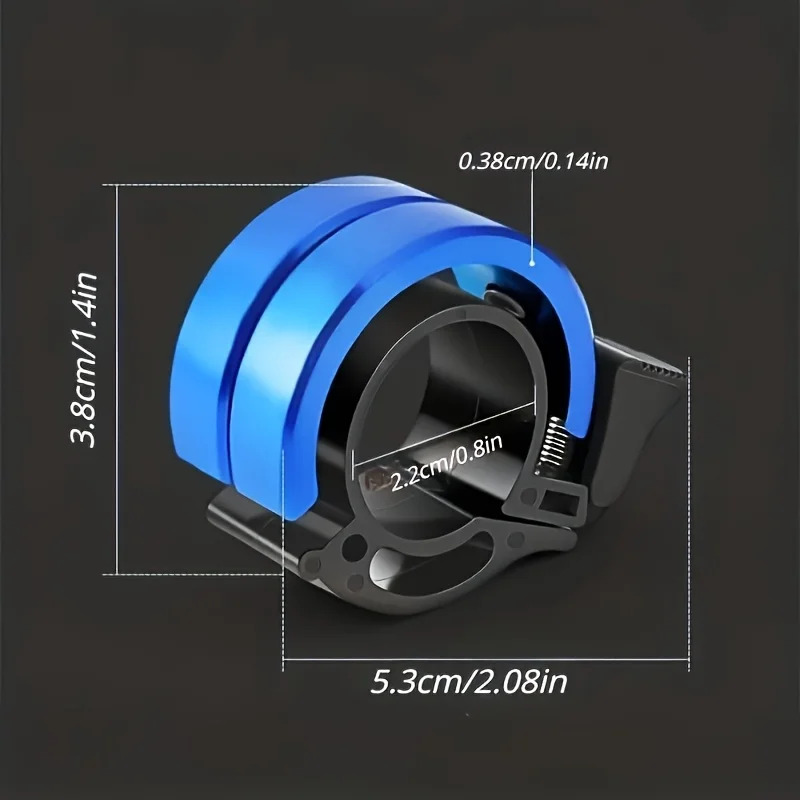 Sonnette de vélo Super forte pour adulte, klaxon Invisible, accessoires de vélo pliant