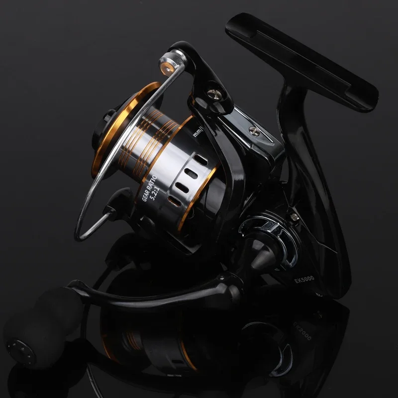 Professional Ultra Light 1000 ~ 7000 5.2:1 Gear Ratio, 26LB ลากสูงสุด CNC โลหะ Spool Spinning Fishing Reel สําหรับน้ําจืดน้ําเค็ม