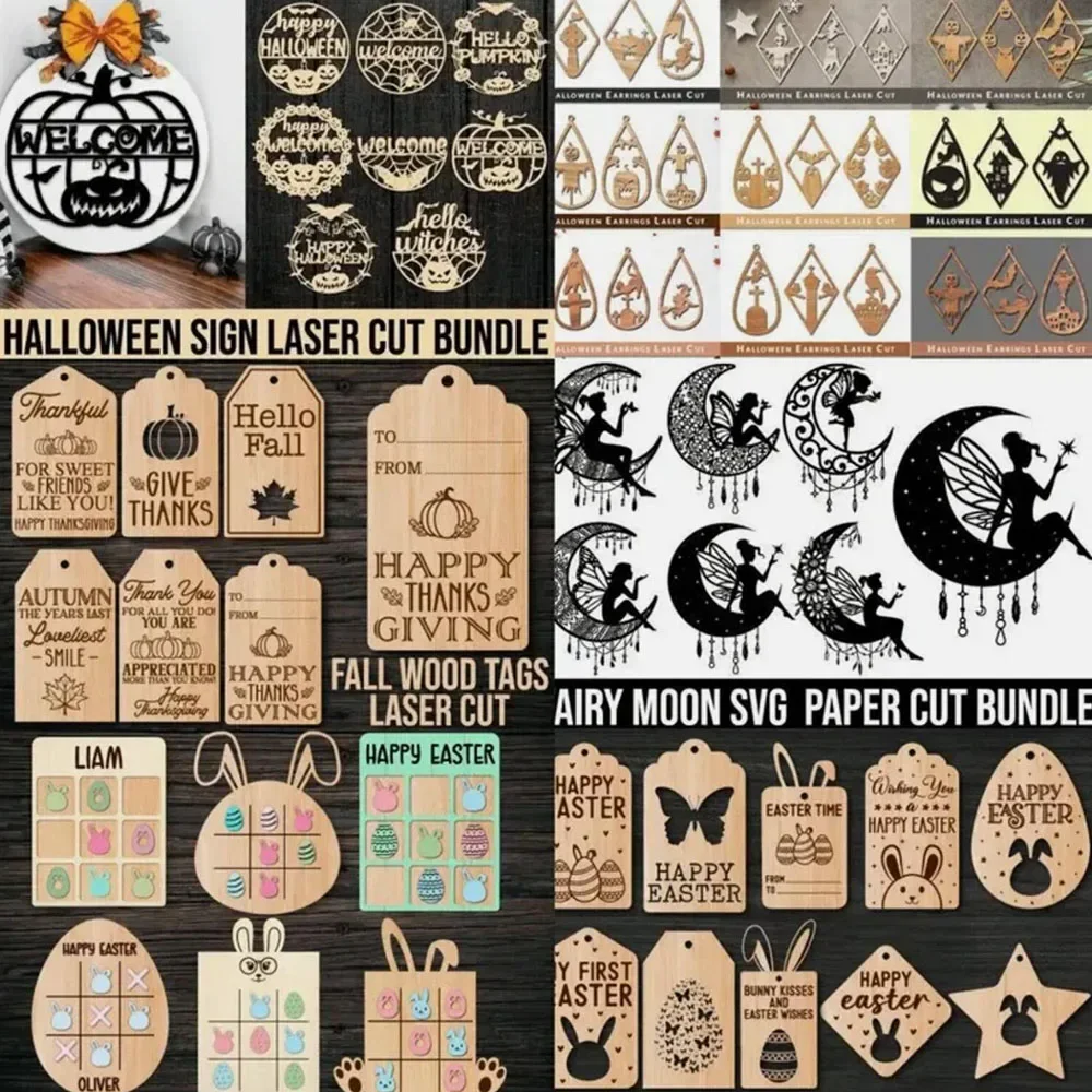 2000 Engraving Laser Cut SVG DXF EPS Format Mega Bundle Decoration Art Files CNC Files Multi Layer Vector Designs