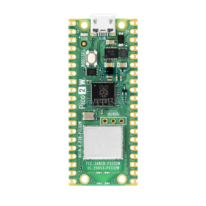 Raspberry Pi Pico 2/Pico 2 W RP2350 Chip RISC-V Hazard3 520KByte SRAM 4MByte QSPI Memoria Flash ARM Cortex-M33