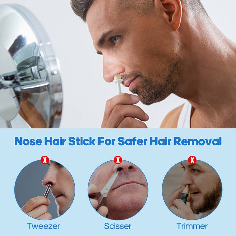 100/60/40/10PCS Nose Wax Sticks Nose Wax Applicators For Painless Nose Hair Removal Tool Wax Accessories Beeswax Safe No Wax