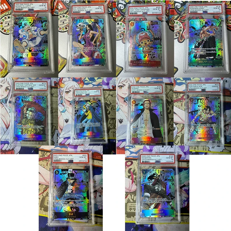 Mono de una pieza D. Luffy Boa Hancock DIY OP Xtreme hecho en casa versión japonesa tarjeta de colección juguetes de regalo de cumpleaños de Navidad