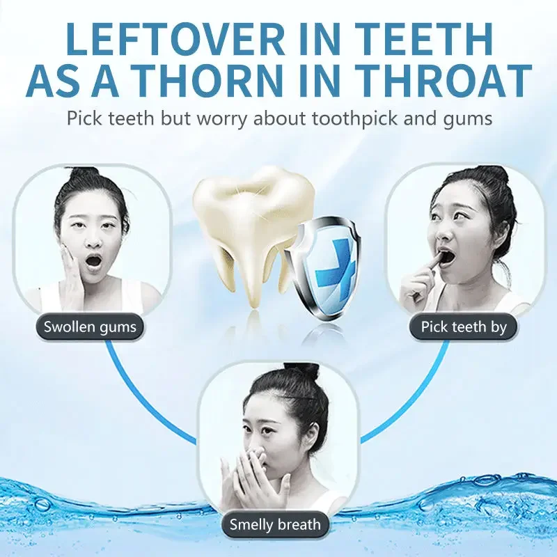 치실 치실, 이쑤시개, 치아 스틱, 치아 청소, 치간 브러시, 구강 위생 관리 도구, 50 개, 100 개