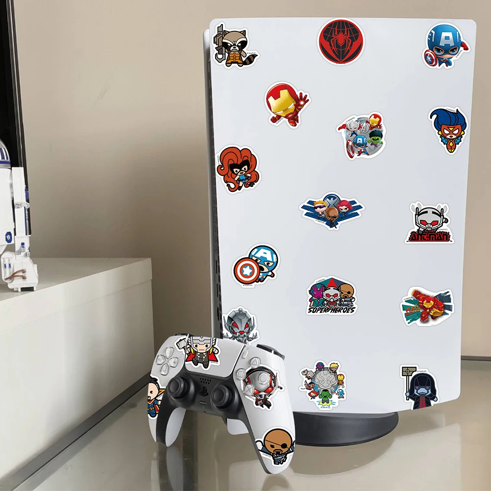 Disney The Avengers Marvel Aufkleber für Laptop, Telefon, Snowboard, Gepäck, Kühlschrank, DIY Aufkleber, Kinderspielzeug, Graffiti-Aufkleber, Geschenk