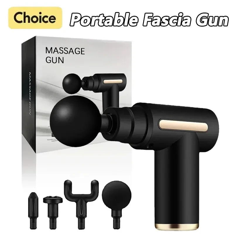 Fascia Gun Spierontspanning Massager Elektrisch vibratiemassagepistool Professioneel nekmembraanpistool