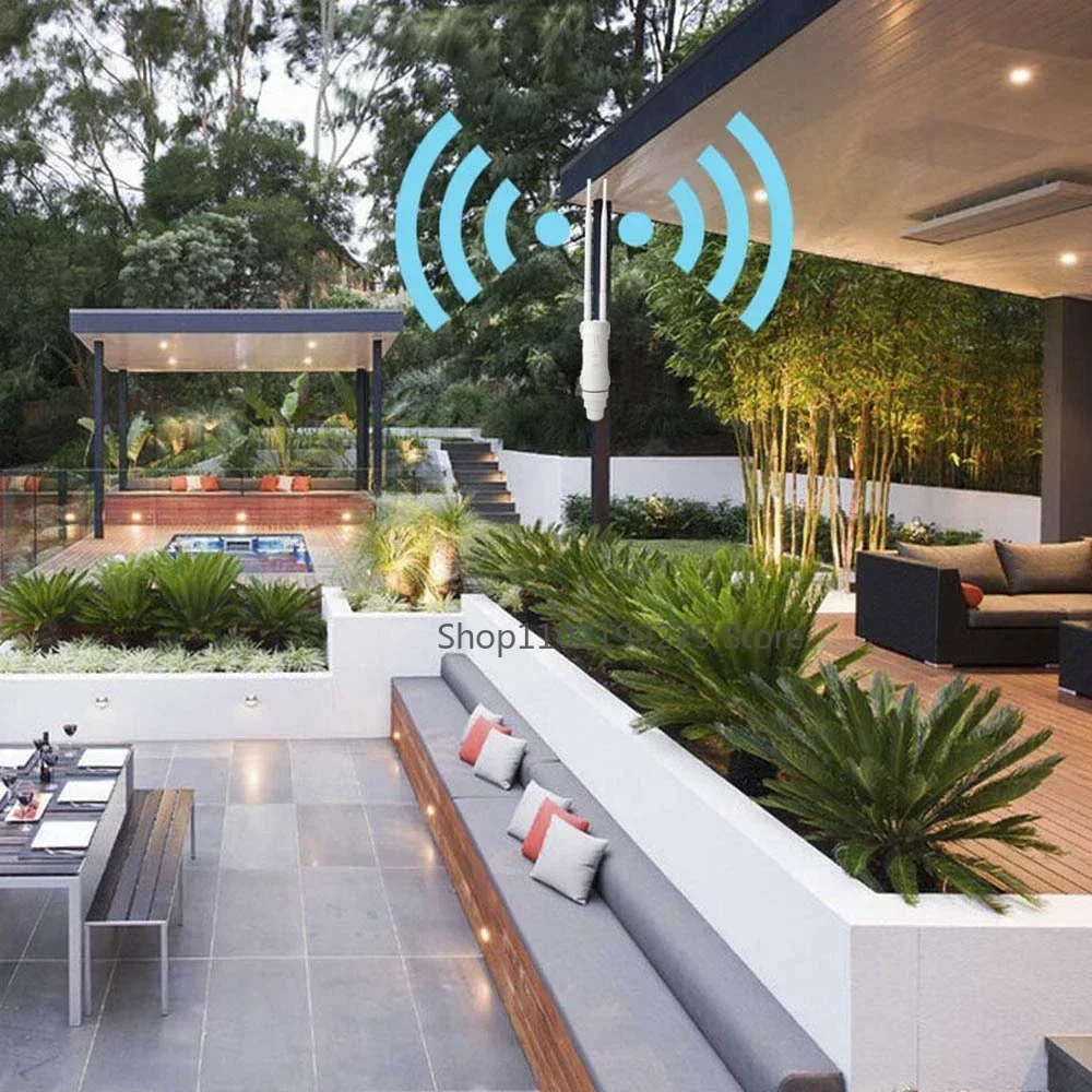 Ripetitore WiFi wireless esterno AC600 ad alta potenza Router AP Dualdand 2.4G + 5Ghz Extender a lungo raggio POE Parafulmine integrato