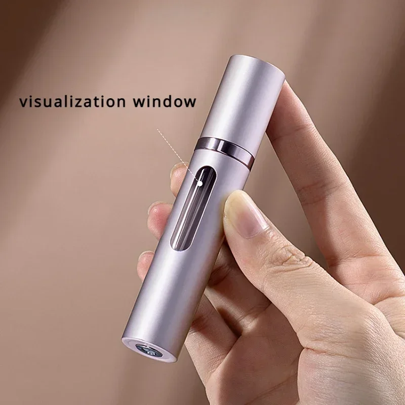 2 uds 5/10ml bomba de llenado inferior botella de Perfume recargable Mini envases cosméticos vacíos portátiles botella atomizador viaje