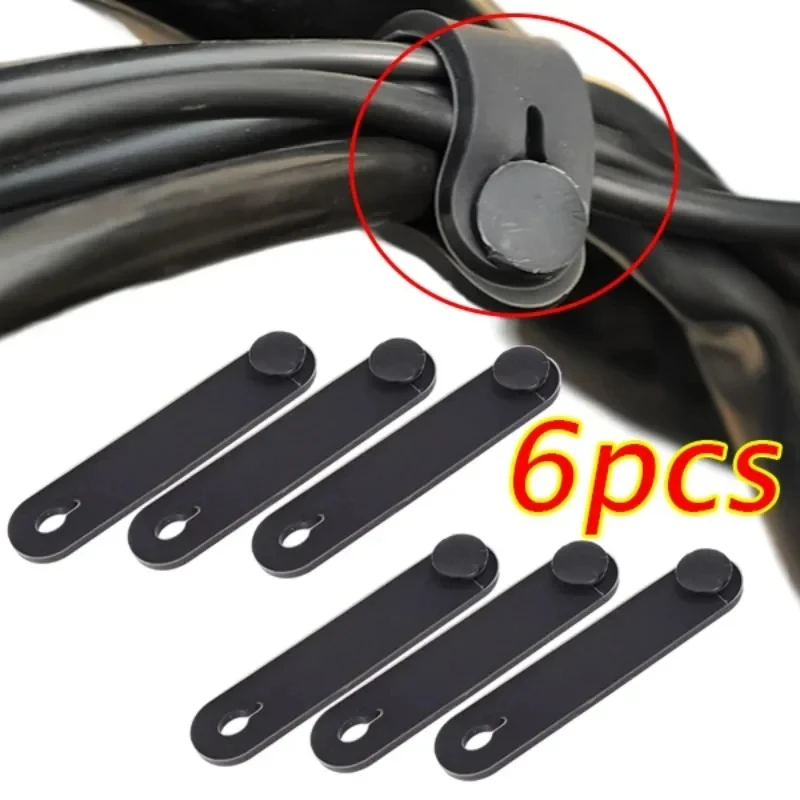 1-6 sztuk gumowa rama motocykla zapewniająca kable wiązki przewodów przewód zasilający opaska sprzęgła przewód hamulcowy elastyczne akcesoria naprawcze