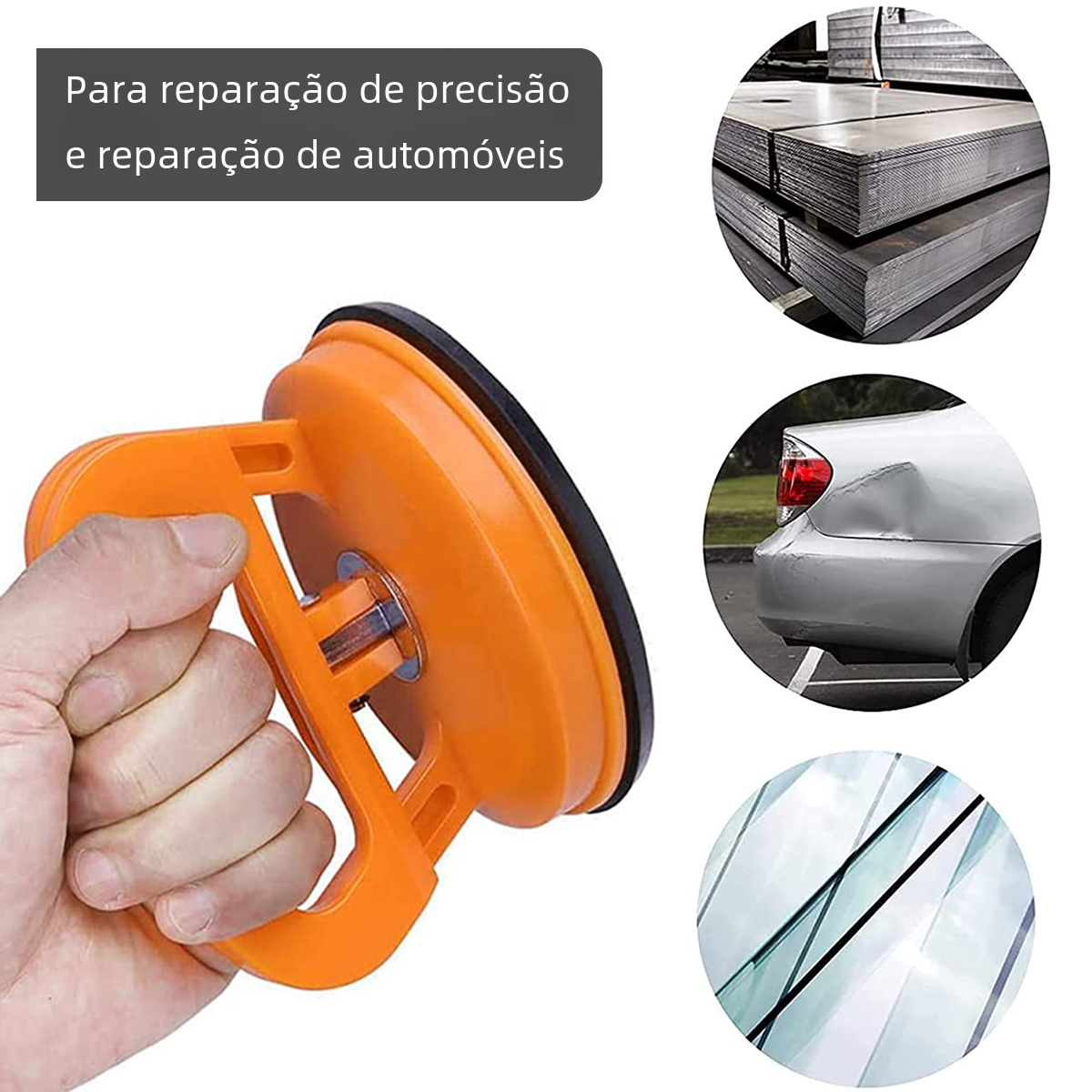 Extrator de amassados de carro, ferramenta removedora de amassados, kit para reparo de sucção de carro, levantador de alça para carros, corpo, tela de vidro, levantamento de telhas