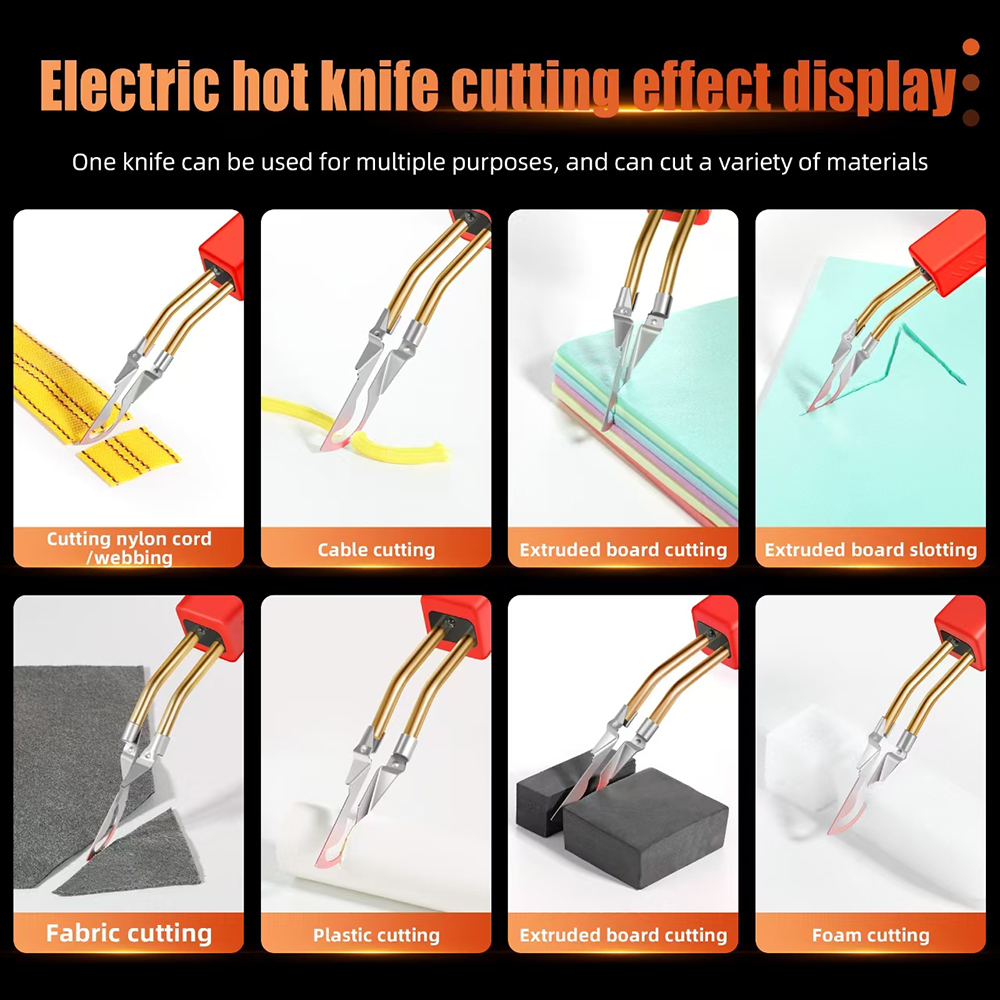 6 Pieces Multi-Functional Plastic Welding Machine Welding Head Set Soldering Repair Iron Smooth Head Welding Tool