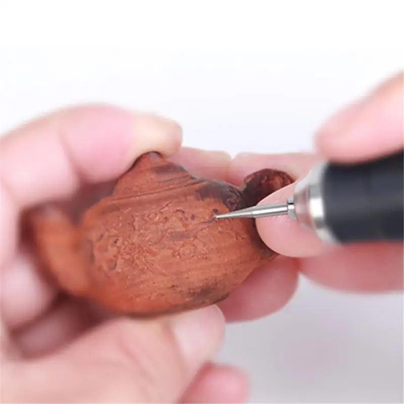 6 Chiếc Microcarving Dao 2.35Mm Đường Kính Burs Thép Vonfram Khắc Cắt Olive Core Khắc Cắt Khắc Máy Bộ