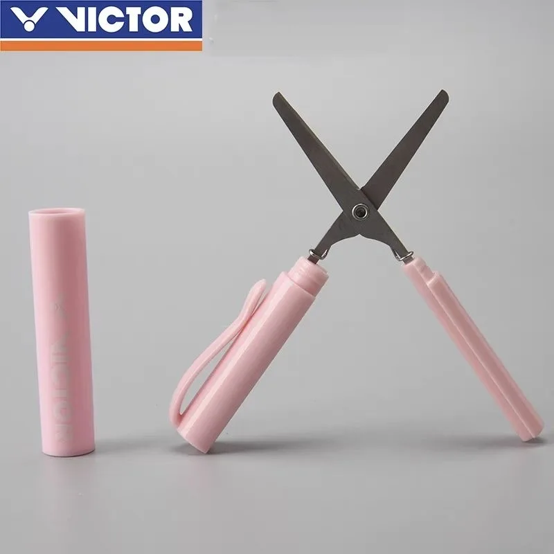 VICTOR Real Badminton Beating Line Schere sind leicht, kompakt, tragbar, Minischere, Schreibwarenschere, Stifte