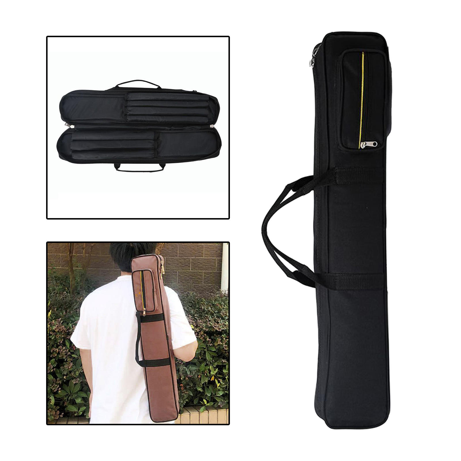 Pool Cue Case Snooker Lightweight Pool Cue Bag Container Portable Anti Scratch Billiard Cue Carry Bag Musical Instrument Accesso