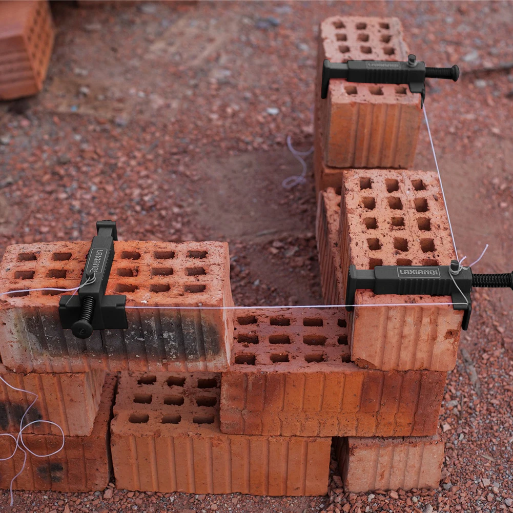 4PC/2PC Brick Line Clips Line Runners Liner Wall Builder Brick Liner Wire Runner Drawer For Building Fixer Construction Fixture