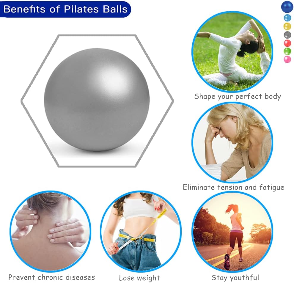25 ซม.ลูกบอลพิลาทิสการระเบิดโยคะ Core Ball Indoor BALANCE Fitness Ball พิลาทิสโยคะฟิตเนสอุปกรณ์