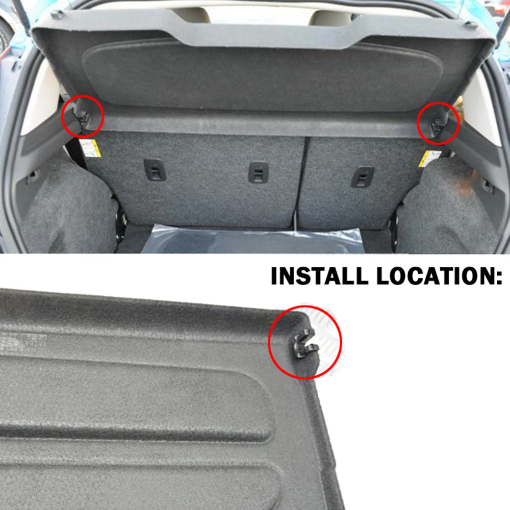 1 set For Ford focus 3 MK3 mondeo MK4 Fiesta MK7 MK8 B-Max C-max Rear Load Cover Parcel shelf clips pivot Bracket Mounting