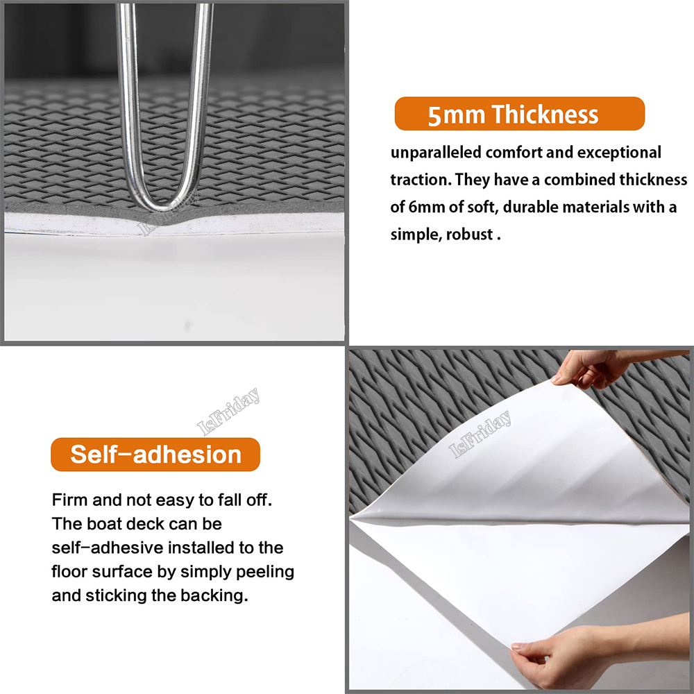 2400x550x5mm eva prancha de surf almofada antiderrapante multi-cor opcional prancha de surf almofada antiderrapante deck de iate almofada antiderrapante acessórios