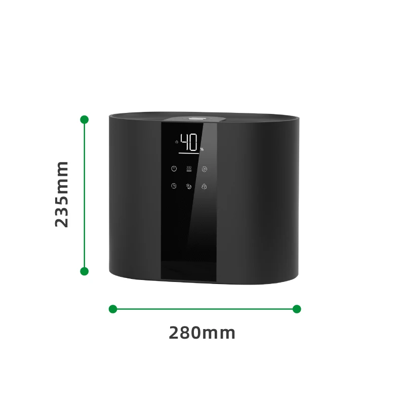 Diffusore di oli essenziali di profumo di nebbia fredda per aromaterapia elettrica intelligente da 5,5 litri Diffusore di umidificatore d'aria intelligente per l'home office