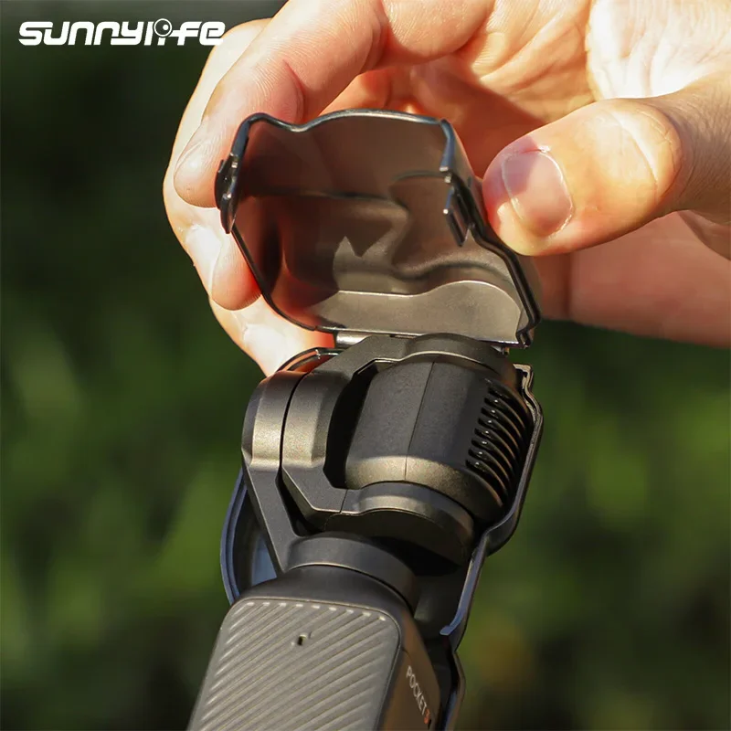 Sunnylife สําหรับ DJI Osmo Pocket 3 ฝาครอบป้องกันซิลิโคน Anti-Scratch หัวเลนส์หน้าจอมือถือกล้อง Gimbal Protector กรณี