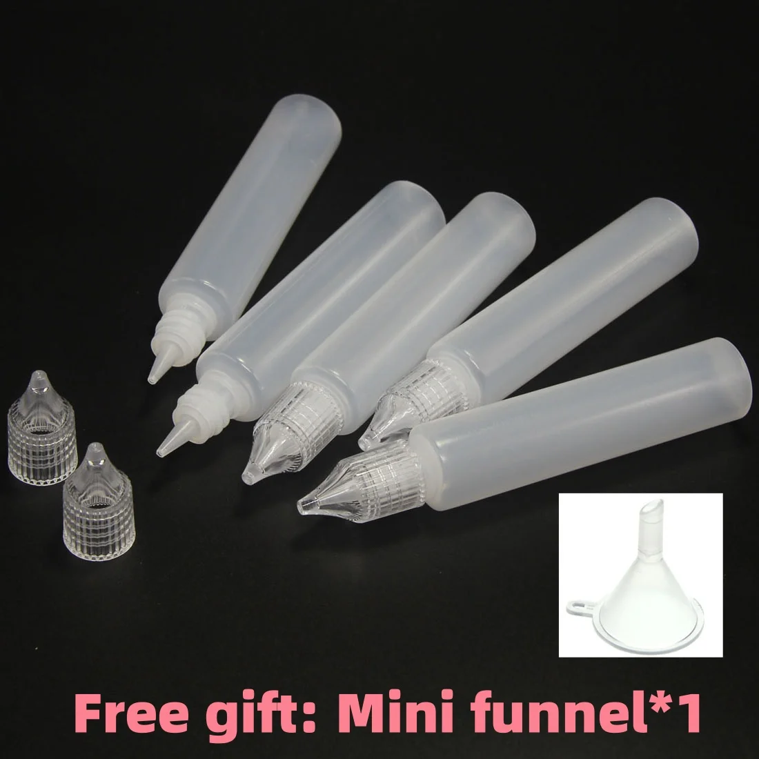 10/15/30/50ml Plastic Dropper Bottle Liquid Bottle Empty Long Slim Bottle Pen Shape Bottle For Ink Oil Pigment Container