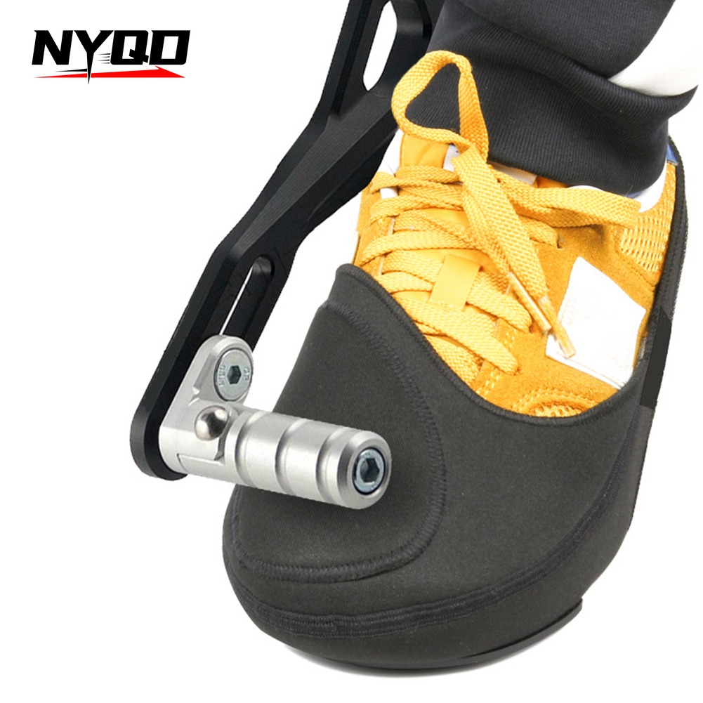 Schuhe Shifter Protector Anti-Rutsch Wasserdicht Schwarz Einfach zu installierende Motorrad-Zehenschutzausrüstung