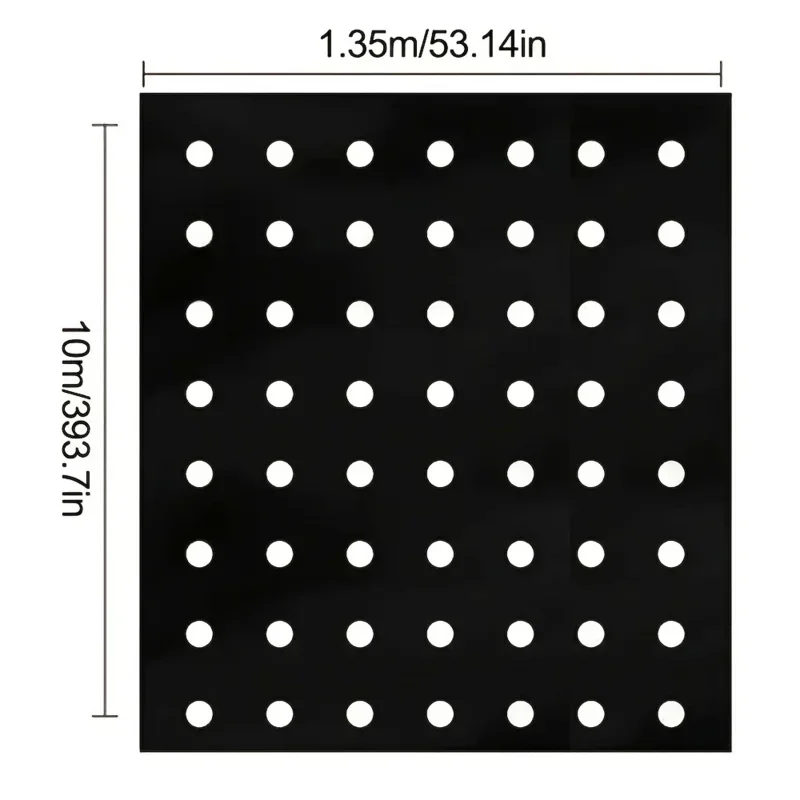 Crescere le tue verdure con il nostro mulchFilm in plastica nera di alta qualità: perfetto per serre e protezione delle piante!