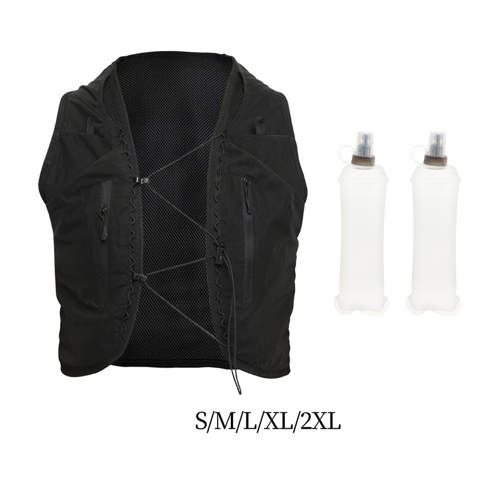 Hydration Vest เสื้อกั๊กวิ่งกระเป๋ากีฬากระเป๋าน้ํากันน้ําวิ่งเกียร์ Daypack สําหรับจ๊อกกิ้งขี่จักรยานตั้งแคมป์เดินป่าปีนเขา
