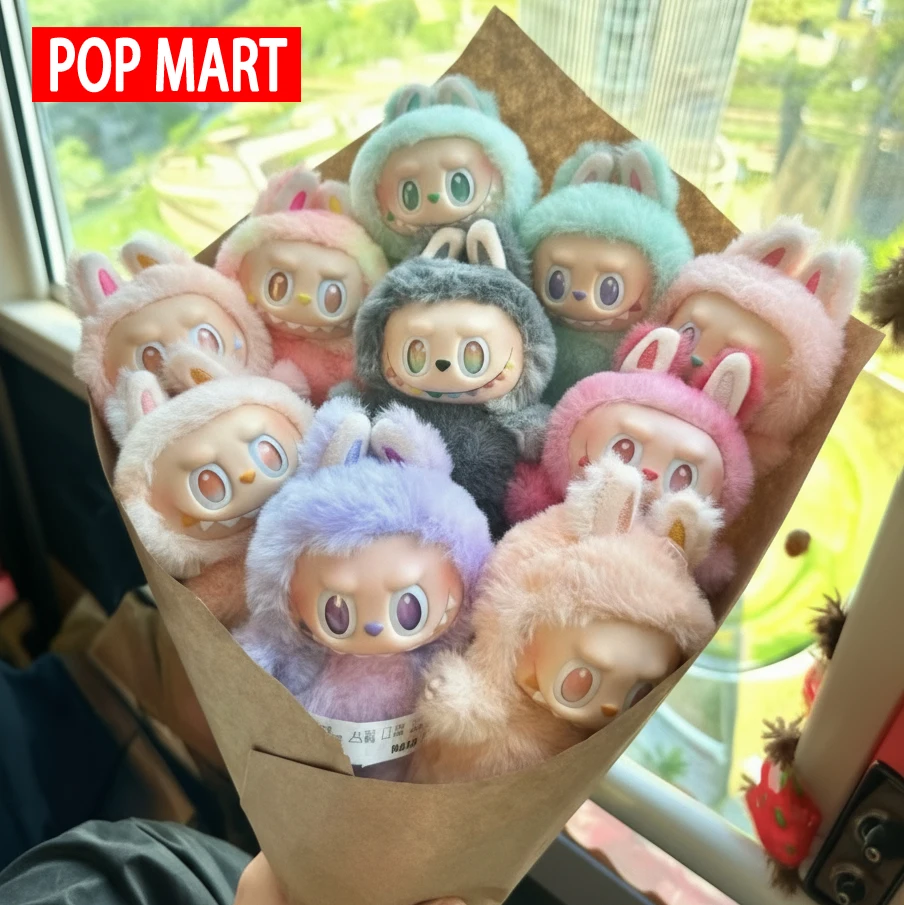 Labubu-Puppe – perfektes Geschenk – Macaron-Farbe, 100 % echt. Es ist das perfekte Geschenk für Kinder, Familie und Freunde.