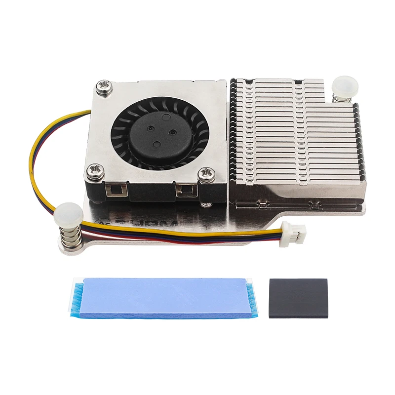 Argon THRML 30 mm aktiver Kühler für Raspberry Pi 5, aktive Kühlung, PWM-Lüfter, passive Kühlung, Aluminium-Flossen, Kühler für RPi 5