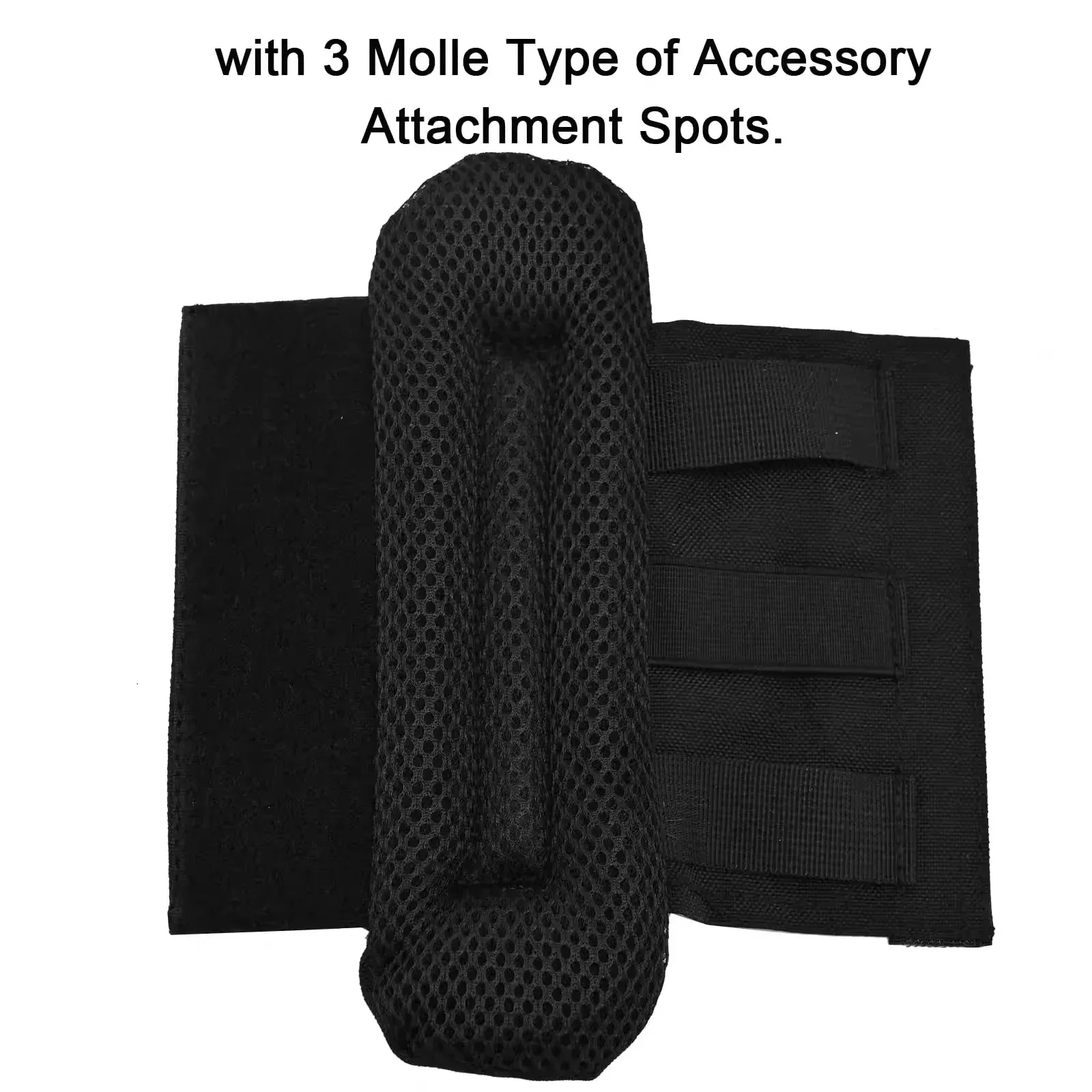 Tactical Vest Shoulder Pad 1PC Comfort Cushion with Nylon Mesh for FCPC JPC Carrier MOLLE Hiking Backpack Strap Pad