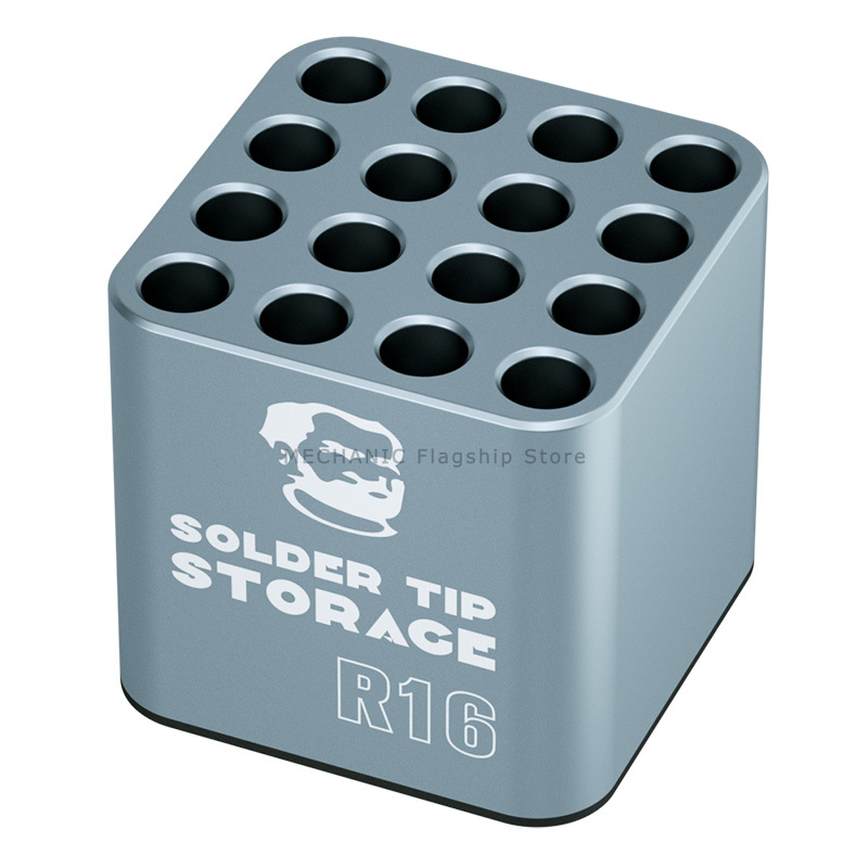 Solder Tip Storage MECHANIC R16 Multi-storage 16 Hole Position for C115 C112 C245 T12 Soldering Iron Tips Organizer Holds Up