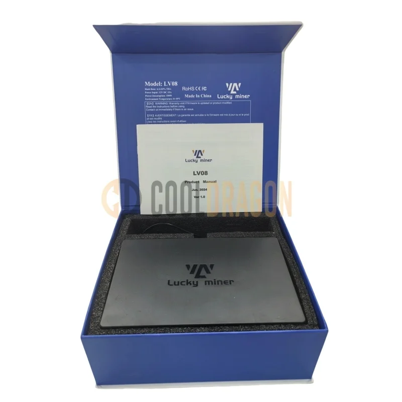 Bitcoins Miner Lucky Miner 4.5TH/S Solo Miner LV08 SHA-256 Asic Chip Low Noise Loterij Crypto Miner Cooldragon