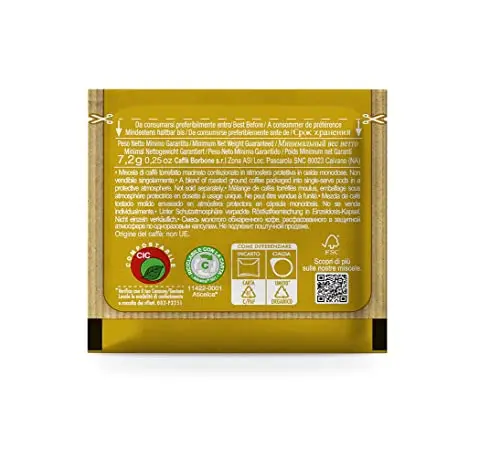 Gaufre compostable à café Borbone, mélange d'or-150 dosettes-système ESE