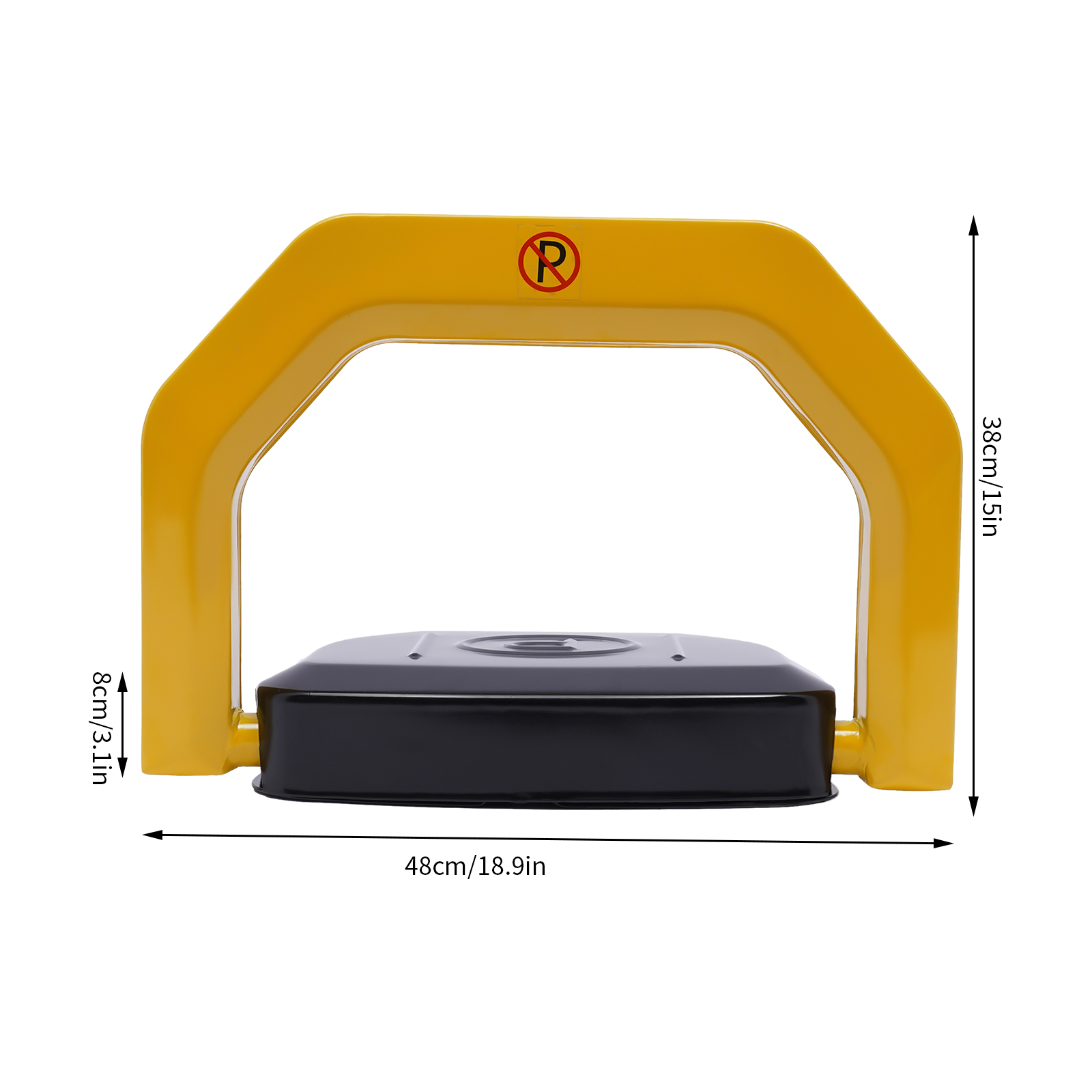 Cerradura inteligente para espacio de estacionamiento con control remoto 180 °   Barricada Automática Anticolisión Estacionamiento Automático Impermeable IP 67