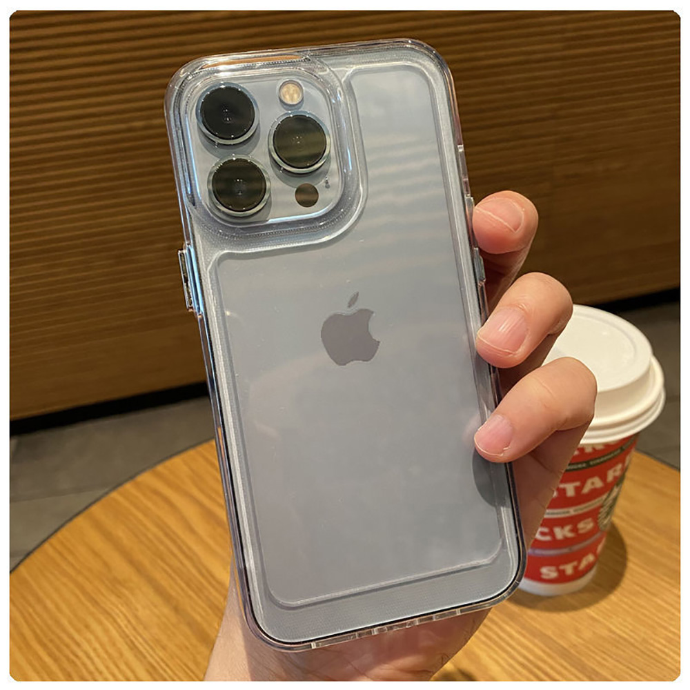 Transparent Shockproof Case For iPhone 15 14 13 12 11 16 Pro Max Plus X XR XS 8 7 SE 2020 2022 Luxury Soft Silicone Back Cover