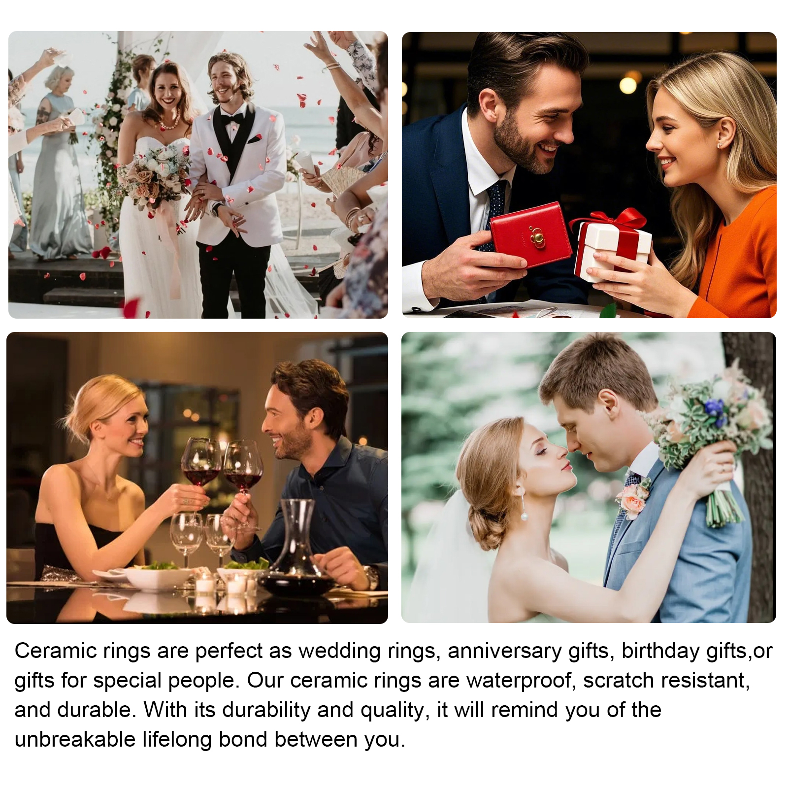 7 мм ремешок из углеродного волокна с черепом, эпоксидное кольцо с чипом CUID или модное металлическое кольцо с узором дракона T5577, керамическое кольцо на палец с чипом