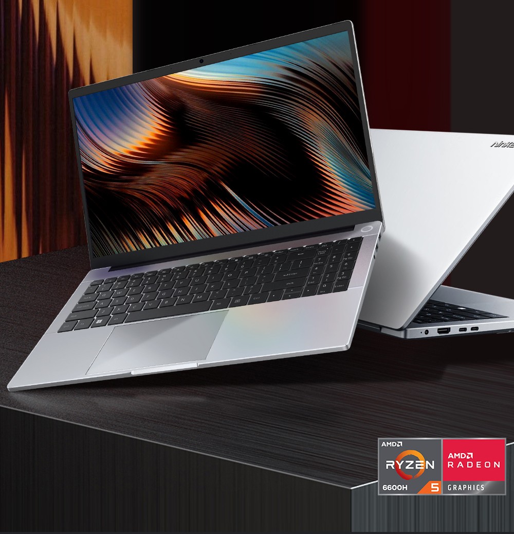 Ninkear a15 pro laptop, 15.6 ''1920*1080 ips bildschirm, amd ryzen 5 6600h 6 kerne max 4,5 ghz, 32gb ram 1tb ssd, wifi6 bluetooth5.0,