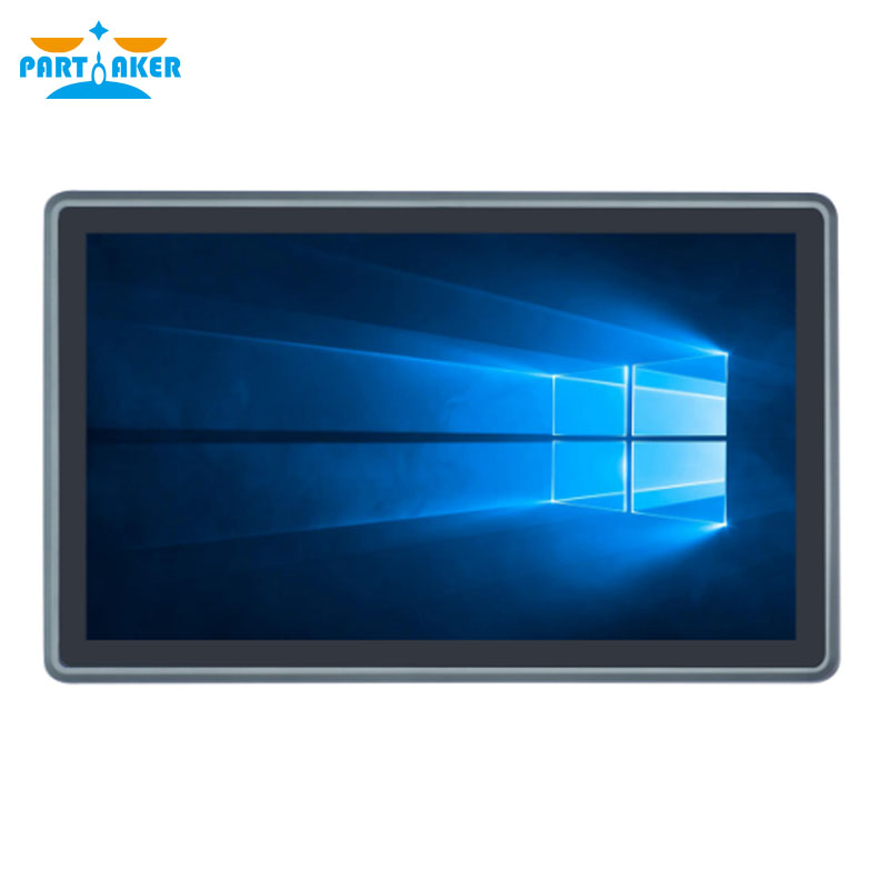 Partaker 15.6インチ産業用パネルPC I7 10810U I5 10310U I3 10110U J6412 TPM2.0 デュアルLAN 9～36V TPM2.0抵抗膜式タッチスクリーン