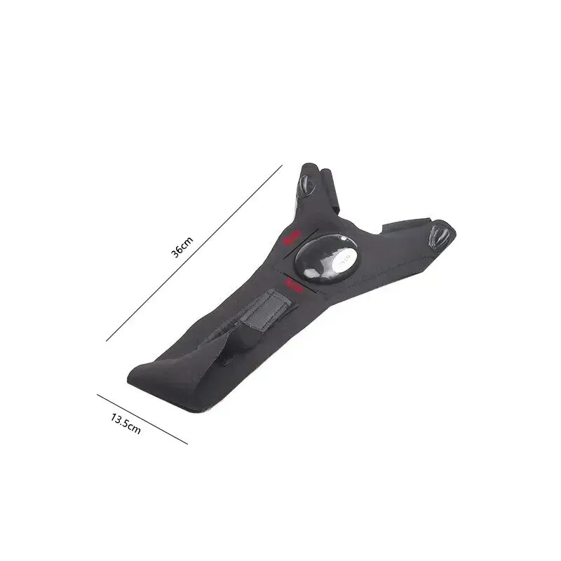 Luva LED sem dedos com luz noturna, impermeável, pesca, camping, caminhadas, sobrevivência, resgate, ferramenta multi luz, ferramenta ao ar livre