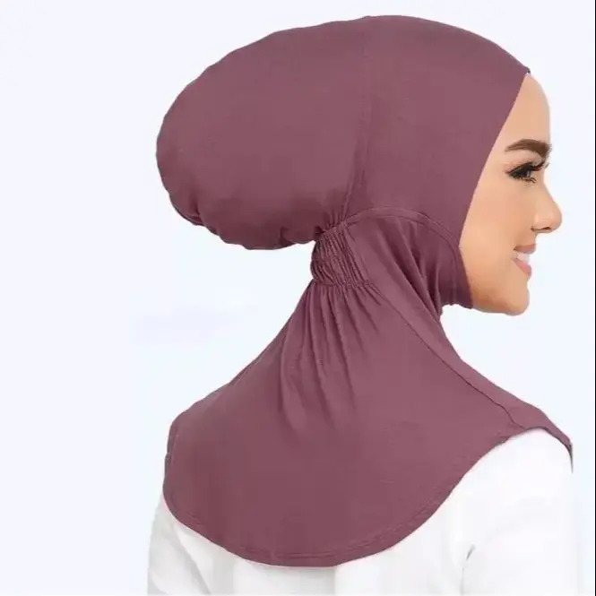 Novo muçulmano underscarf interno hijab boné muçulmano lenço interno hijab bonés islâmico underscarf ninja hijab cachecol chapéu boné osso bonnet