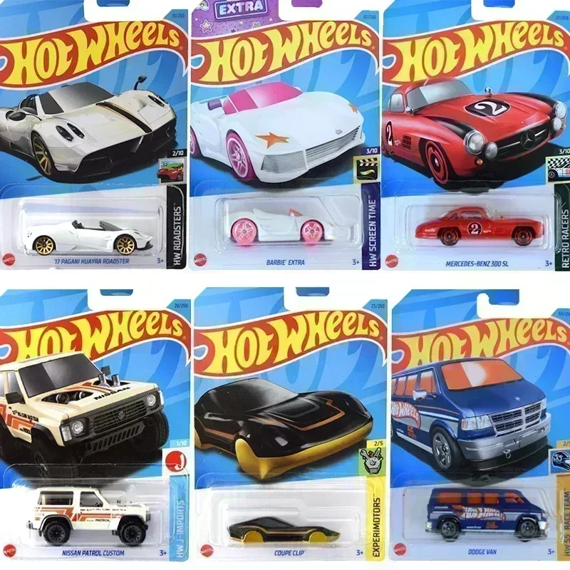 Coche de juguete Original Hot Wheels, aleación fundida a presión, los últimos modelos de coches deportivos, pista, juguetes para niños, camión Van 1:64, regalo de coche para niños