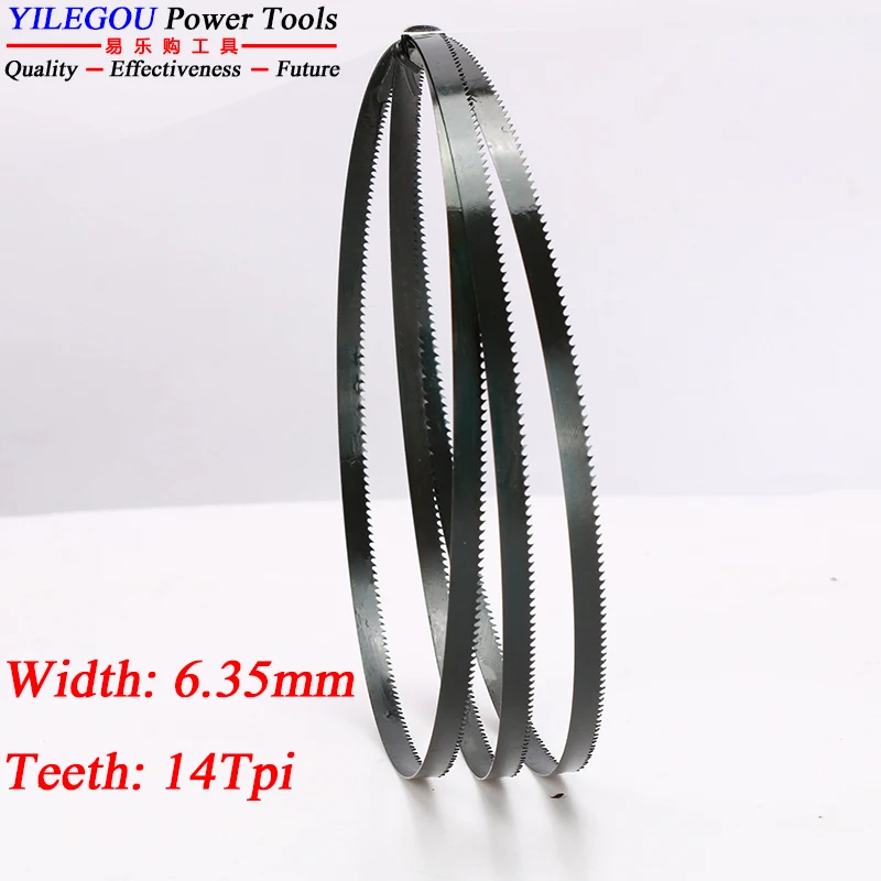 3 Miếng 10 “1750 Mm Ban Nhạc Lưỡi Cưa 1750*6.35*0.35 Mm * 6Tpi. Woodwroking Ban Nhạc Lưỡi Cưa Cho Đường Cong 6.35*0.35*1750 Mm * 14Tpi