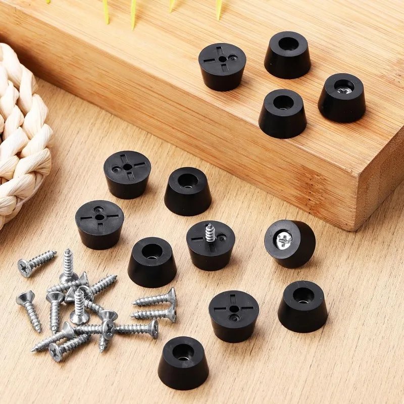 8-120Pcs Rubber Pads Floor Protectors Non-slip Cutting Board Furniture Bumper Gasket Washer Multi-size Furniture Hardware Mats