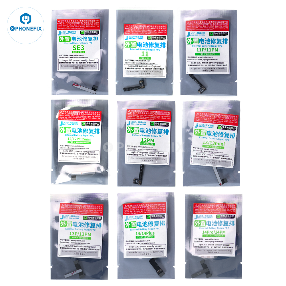JC V1S Pin Sửa Chữa Ban Pin Flex Cho iPhone 11- 13ProMax Không Chính Hãng Pin Pop Ups sai Số Sức Khỏe Cảnh Báo Loại Bỏ