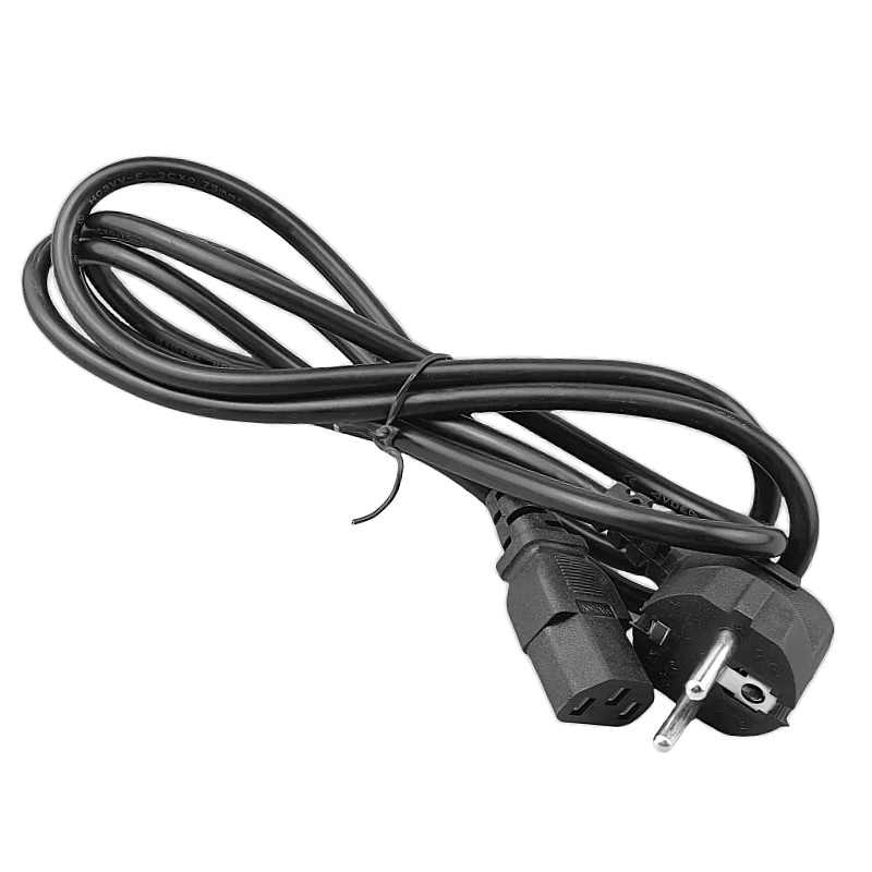 1.8m/3M EU Power Cable  Euro Plug IEC C13 AC Power Supply Cable Extension Cord For PC Computer Monitor Samsung TV Speaker