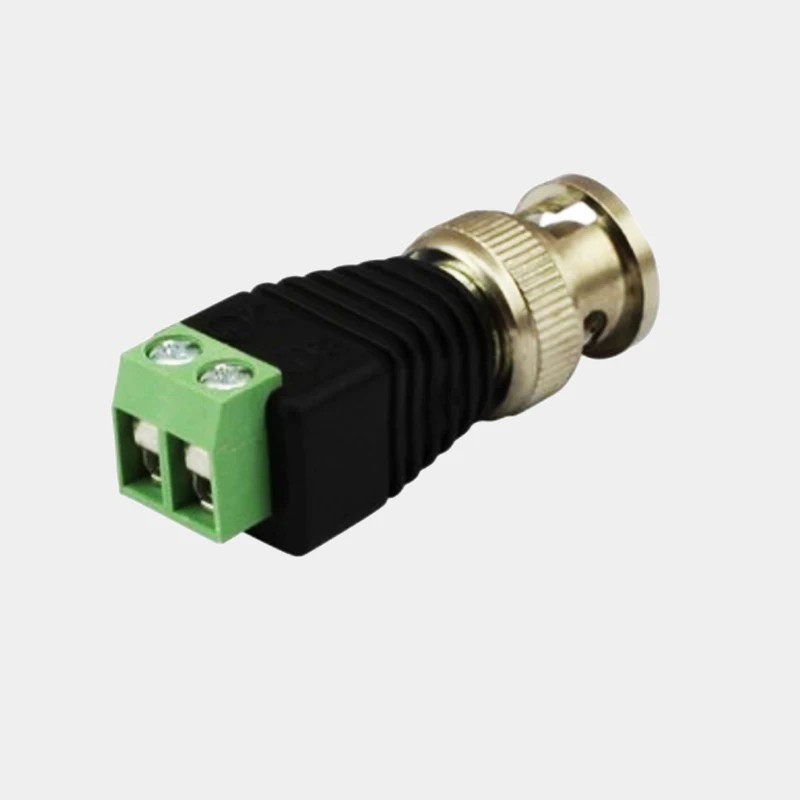 BNC コネクタ DIY CCTV 監視ビデオカメラ同軸/Cat5/Cat6 ケーブル用