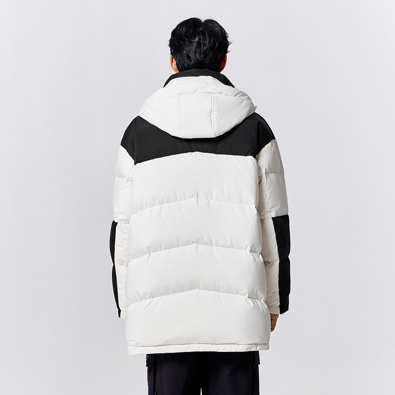 Semir แจ็คเก็ตขนเป็ดผู้ชาย, แจ็คเก็ตกันหนาว2023ยาวปานกลางมีฮู้ดแฟชั่นใหม่สำหรับใส่ทุกวัน