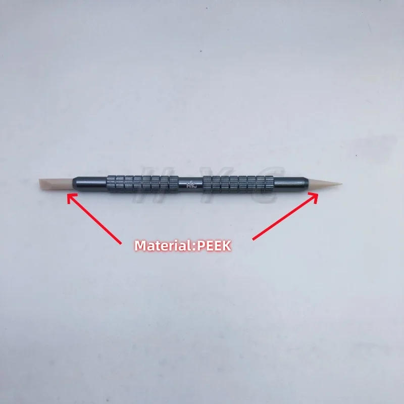 Peek stick with auxiliary movement core clamp Watch Dial Cleaning Pen  Watchmaker Watch Repair Tool